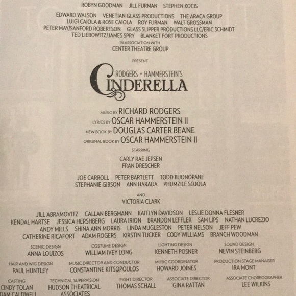 Rogers and Hammerstein’s Cinderella PRIDE PLAYBILL - Picture 2 of 5